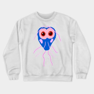 Giardia Cute Microbes Adorable Bacteria Crewneck Sweatshirt